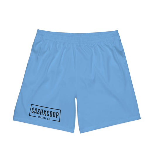 Men's Beach Shorts — CashxCoop Coastal Logo Swim Trunks