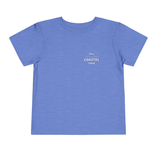 Coastal Crew toddler tee | Ocean waves logo