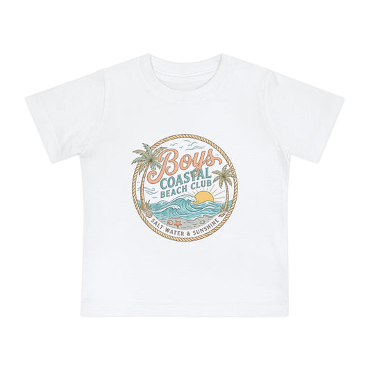 Boys Coastal Beach Club Graphic Tee ("Boys Coastal Beach Club" / CXC Logo)