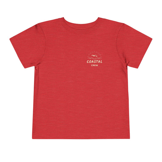 Coastal Crew toddler tee | Ocean waves logo